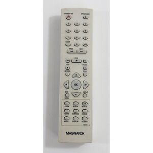 Magnavox NA470 Remote Control Universal White DVD VCR Player Replacement